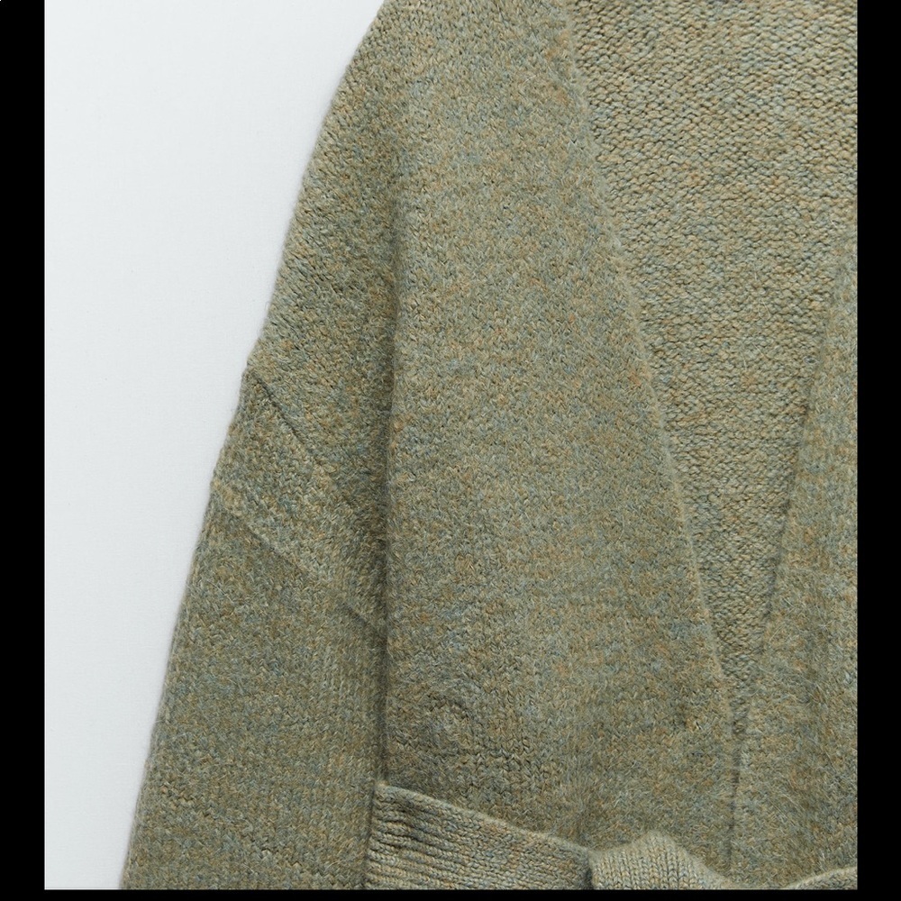 Zara Oversized Belted cardigan - Picture 2 of 7